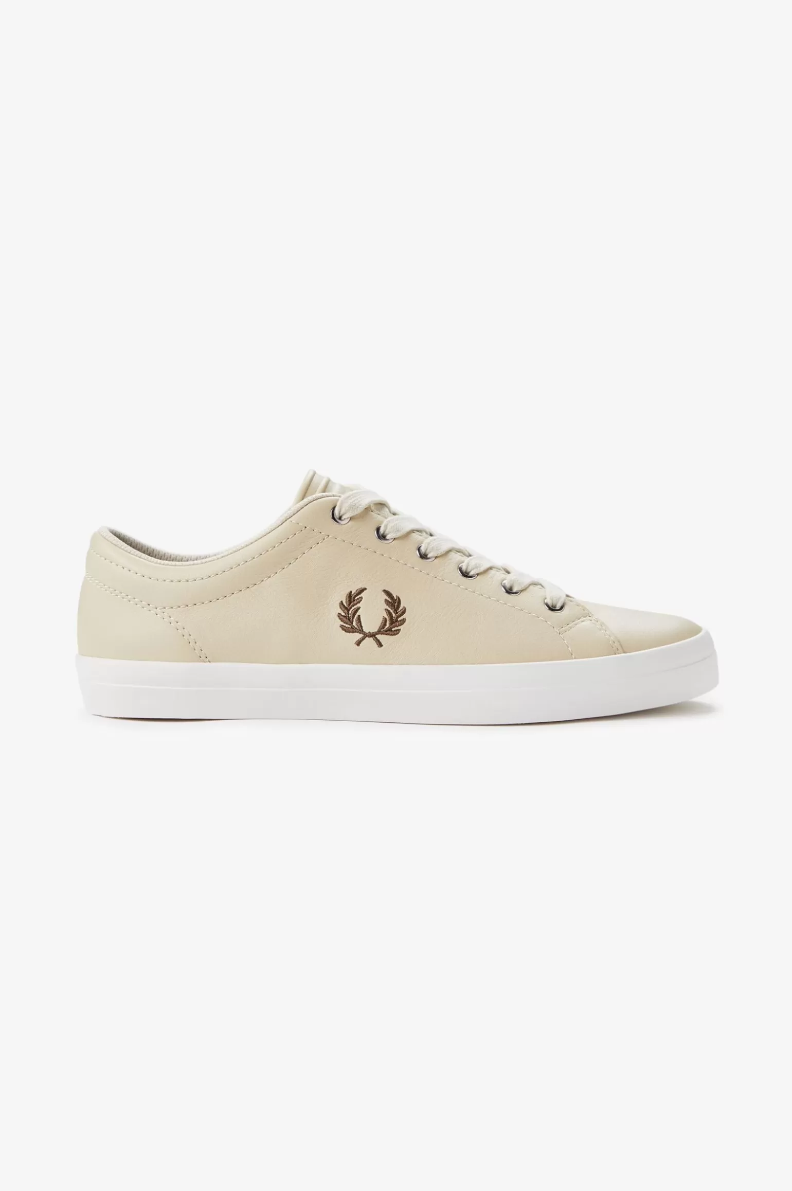 Schuhe | Schuhe^Fred Perry Baseline Hellbeige / Whiskybraun