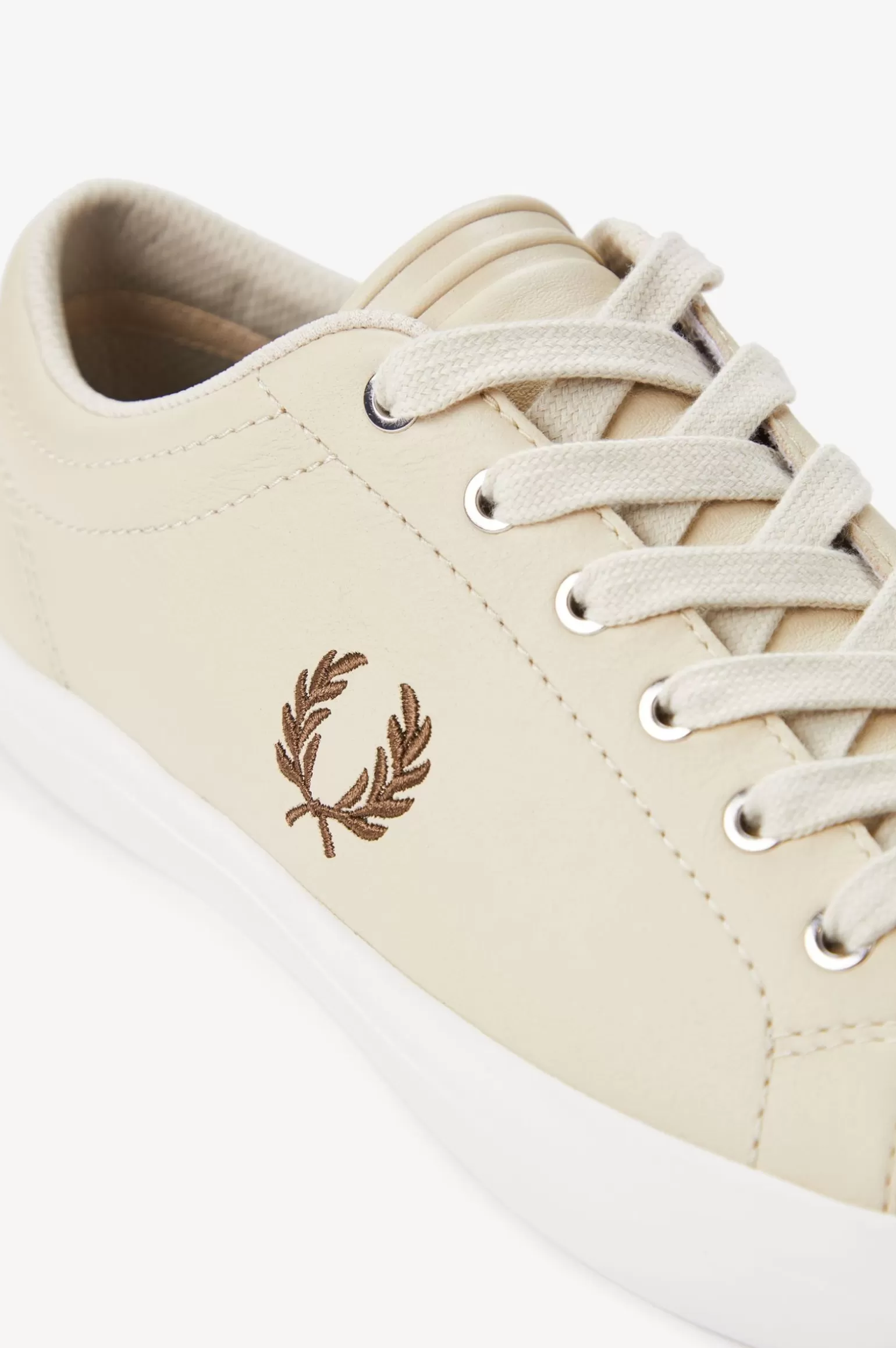 Schuhe | Schuhe^Fred Perry Baseline Hellbeige / Whiskybraun