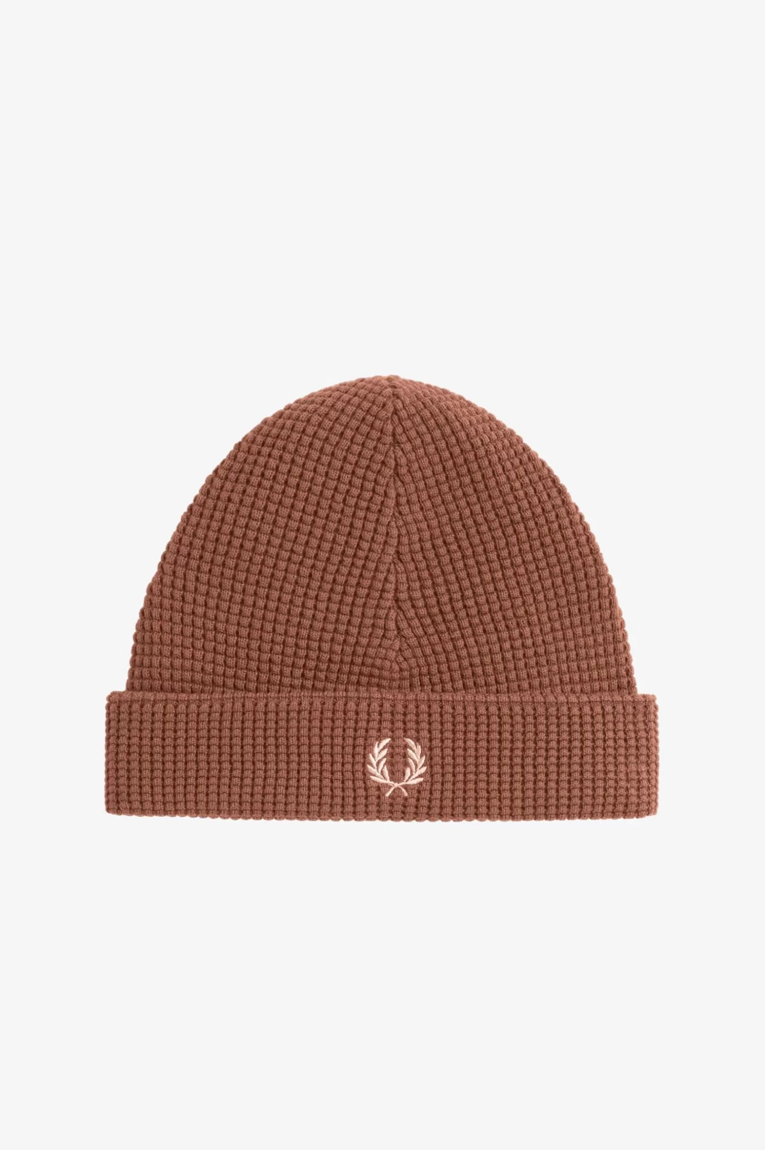 Accessoires | Accessoires^Fred Perry Beanie Mit Waffelstruktur Whiskybraun