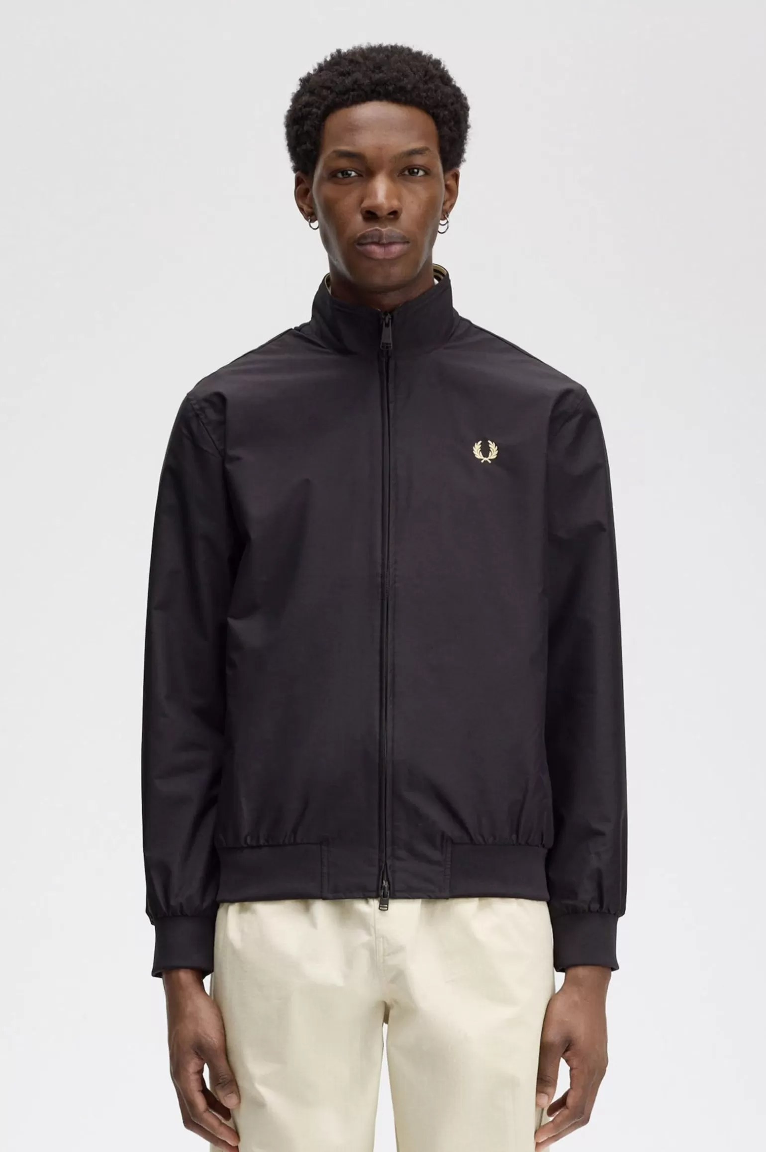 Mäntel und Jacken^Fred Perry Brentham Jacke Schwarz