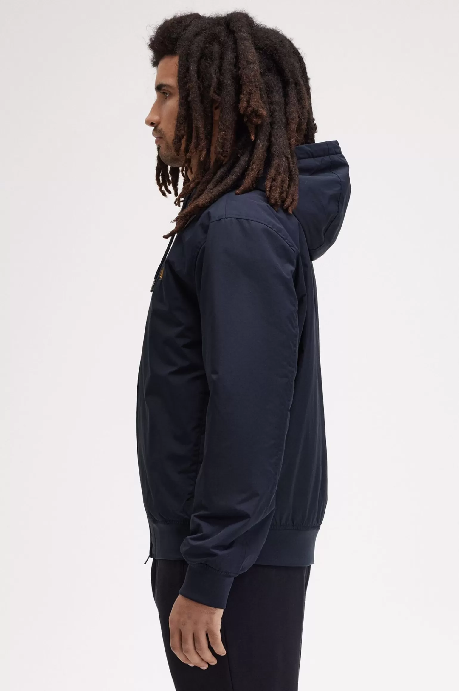 Mäntel und Jacken^Fred Perry Brentham Jacke Mit Kapuze Marineblau