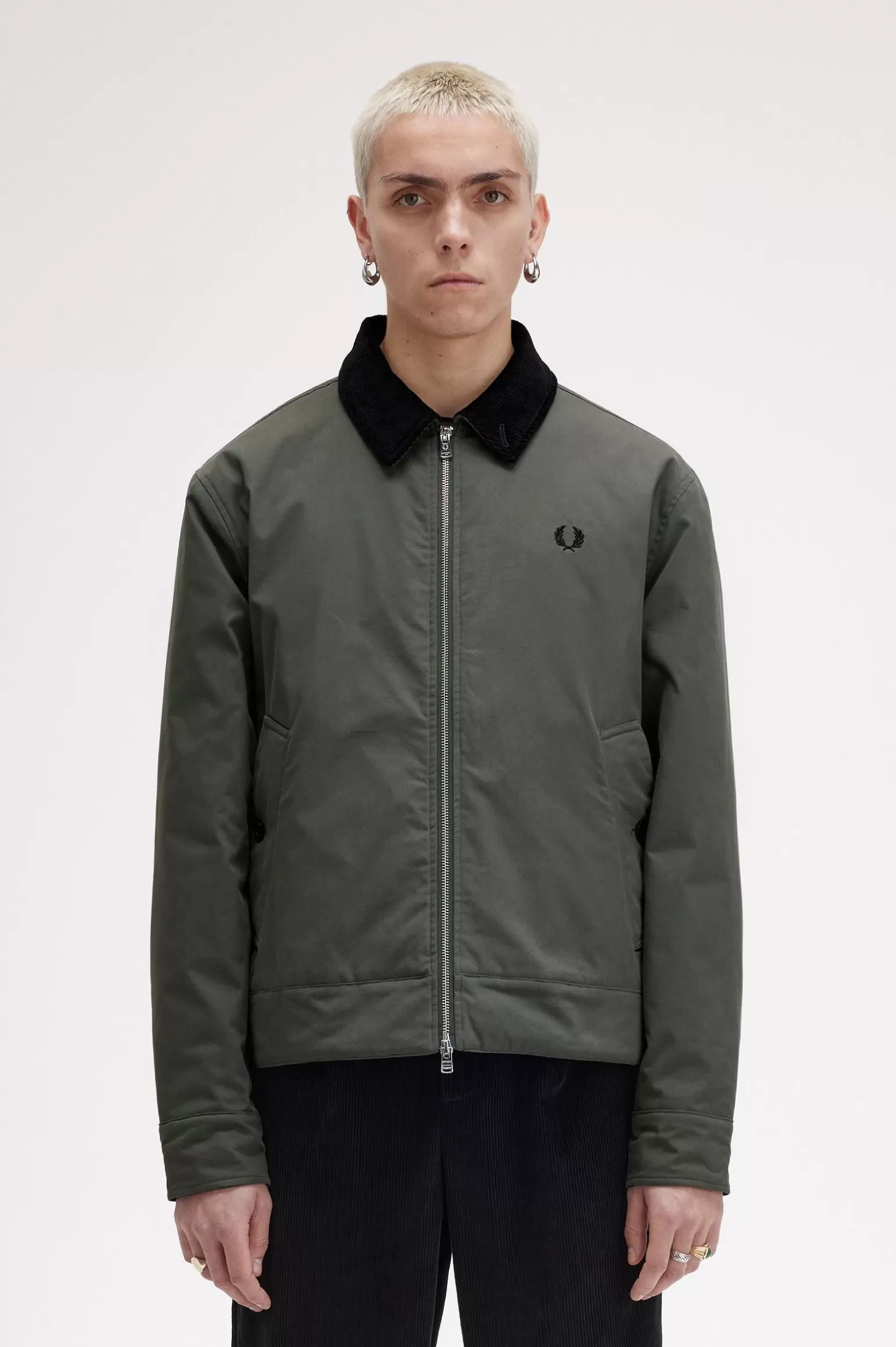 Mäntel und Jacken^Fred Perry Cabanjacke Feldgrün