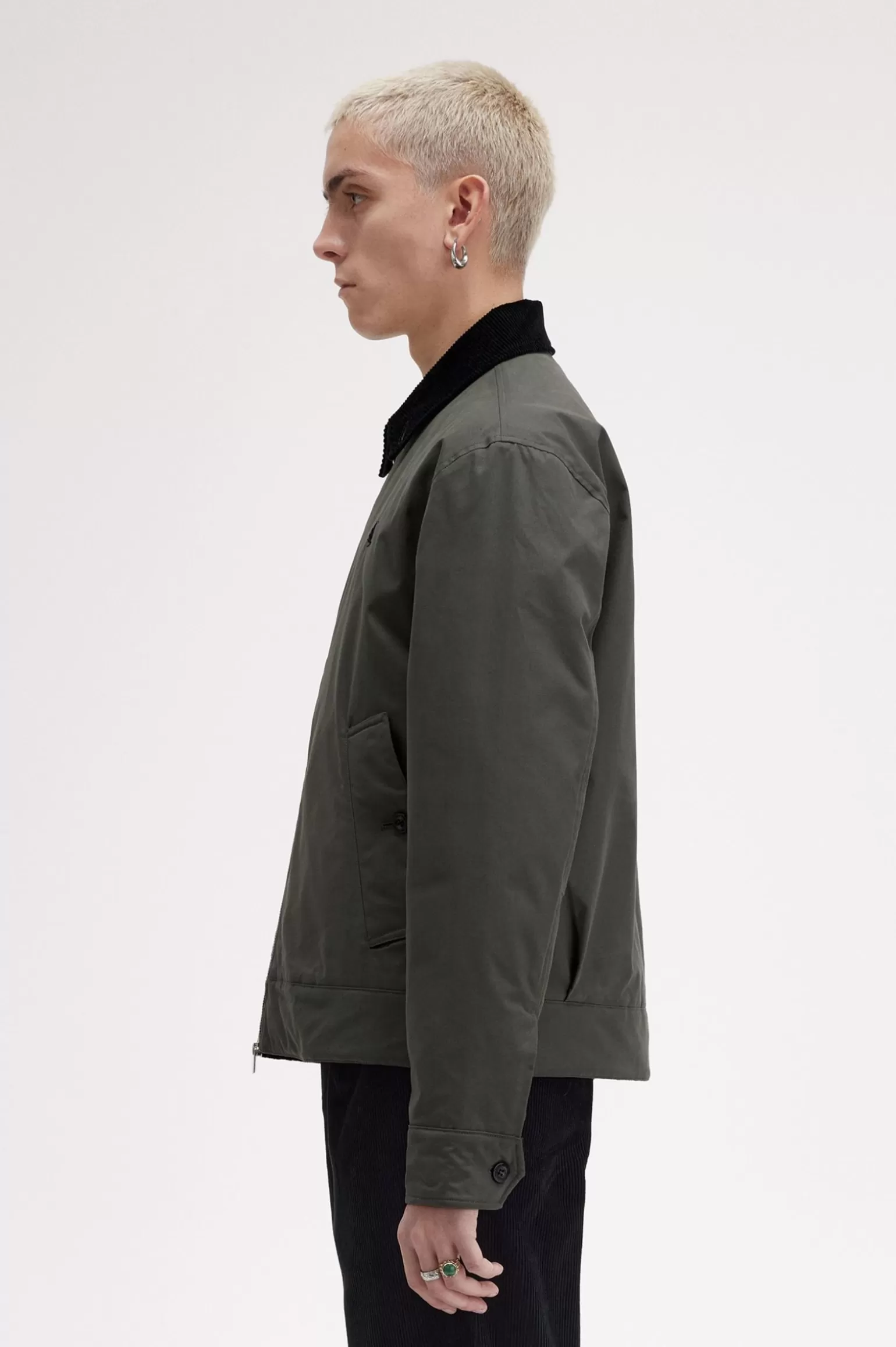 Mäntel und Jacken^Fred Perry Cabanjacke Feldgrün