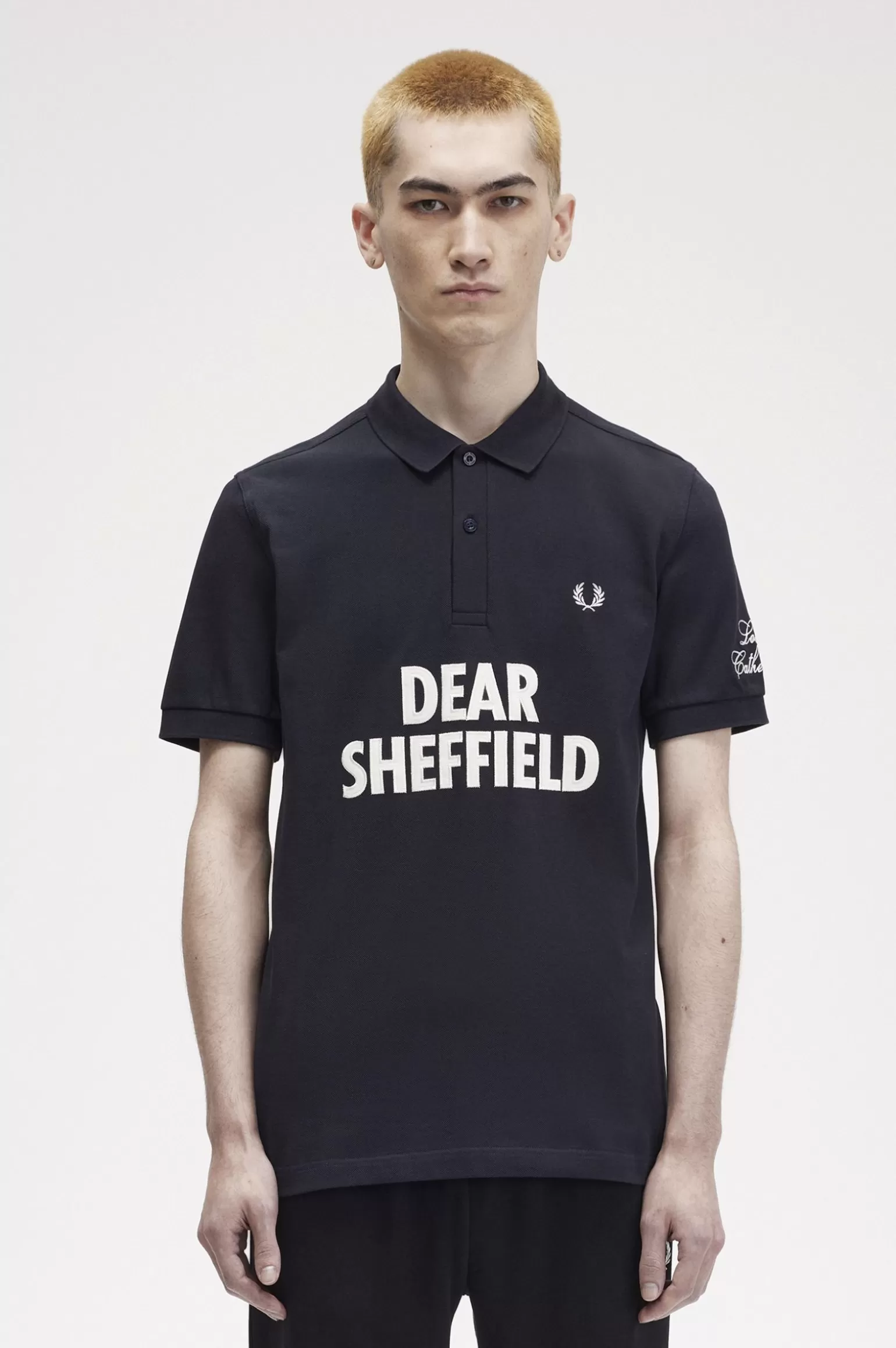 Poloshirts^Fred Perry Dear Sheffield Poloshirt Marineblau