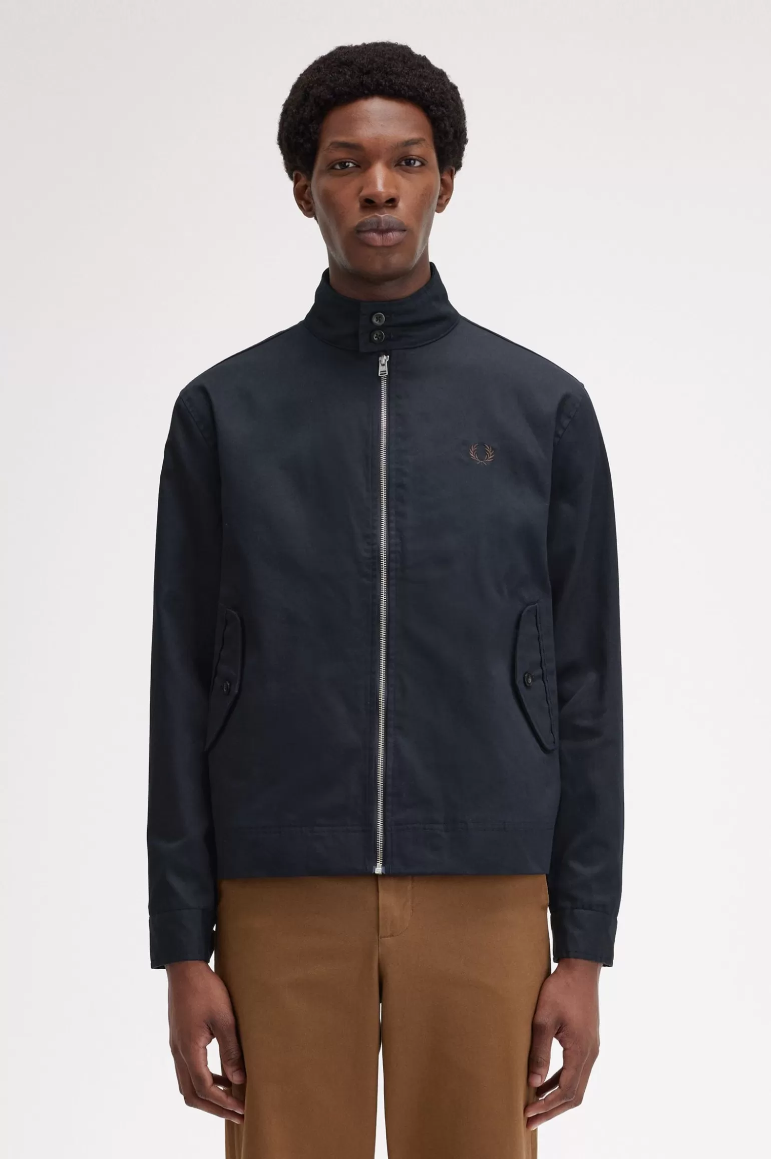 Mäntel und Jacken^Fred Perry Harrington-Jacke Marineblau