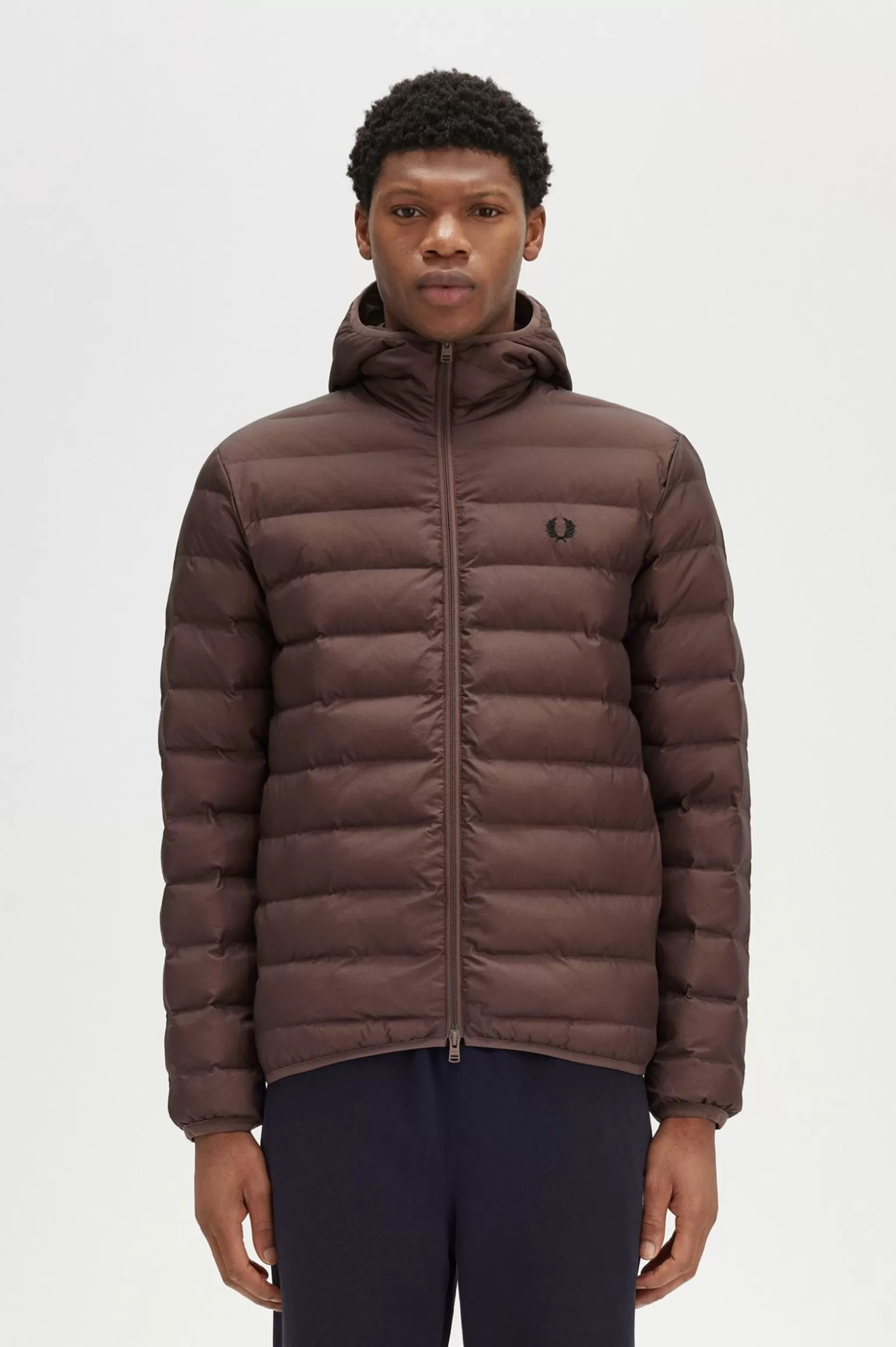 Mäntel und Jacken^Fred Perry Isolierte Kapuzenjacke Carrington Brick