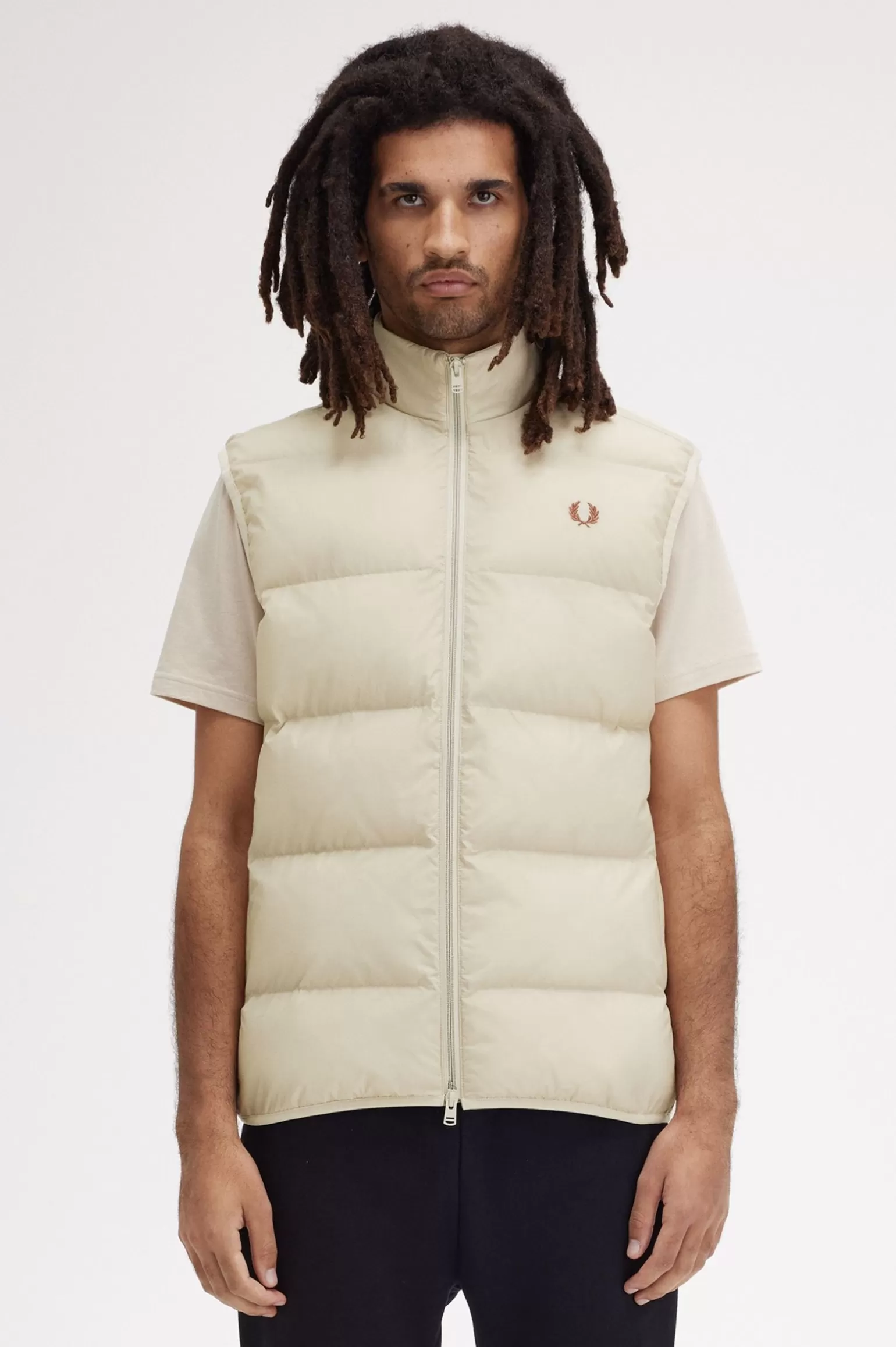 Mäntel und Jacken^Fred Perry Isolierte Weste Hellbeige