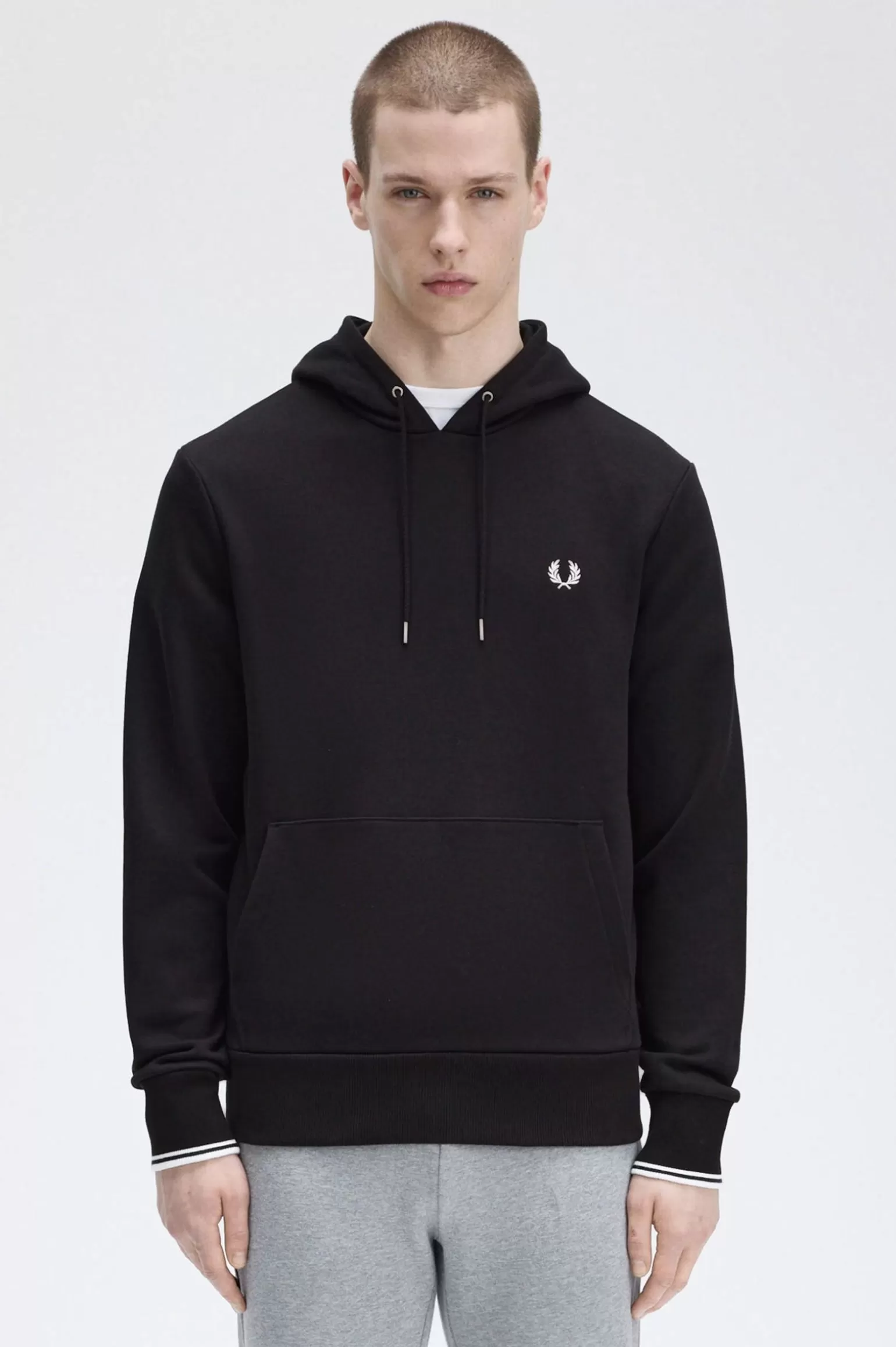 Sweatshirts | Trainingsanzüge^Fred Perry Kapuzensweatshirt Mit Streifen Schwarz