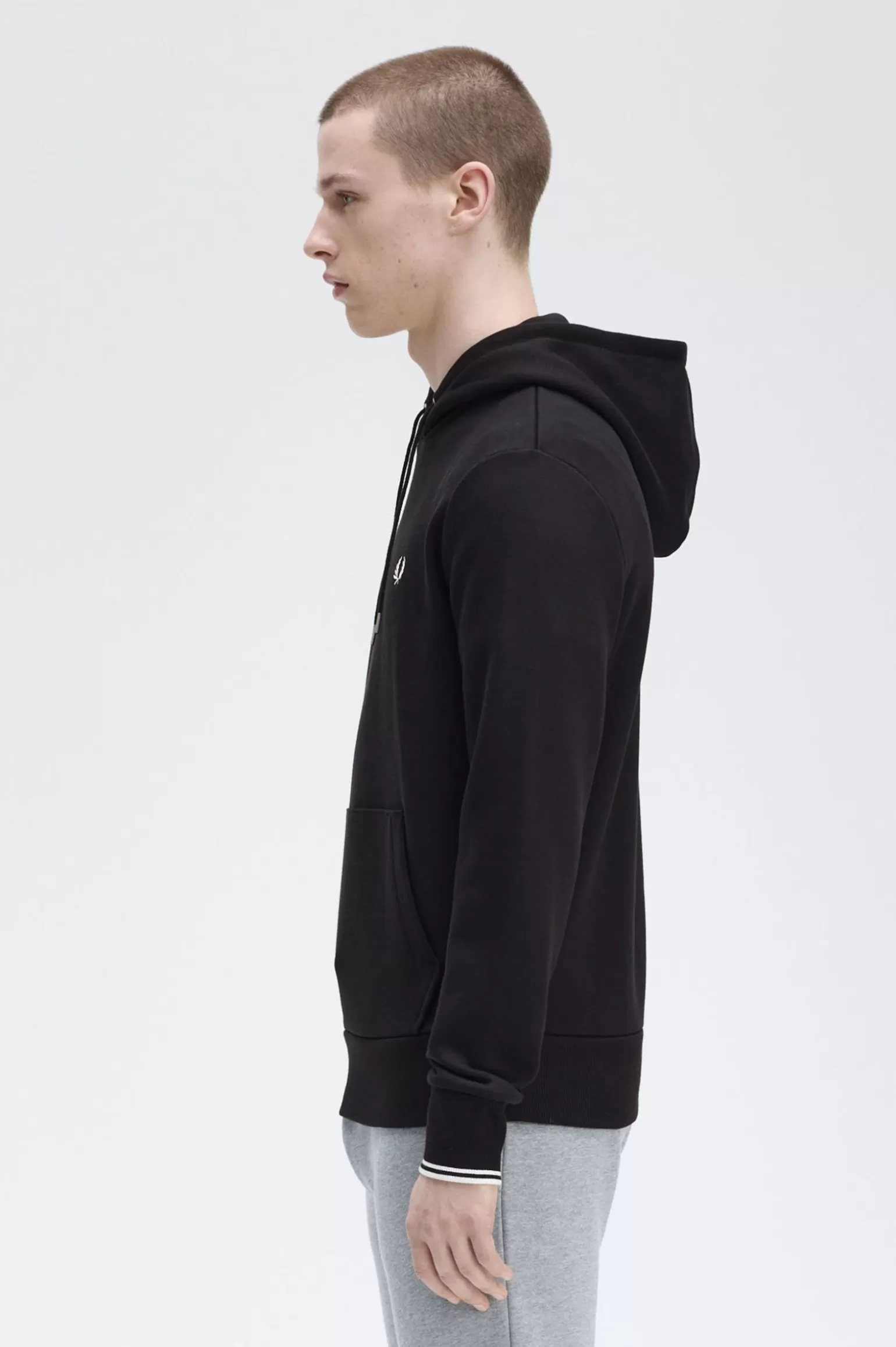 Sweatshirts | Trainingsanzüge^Fred Perry Kapuzensweatshirt Mit Streifen Schwarz