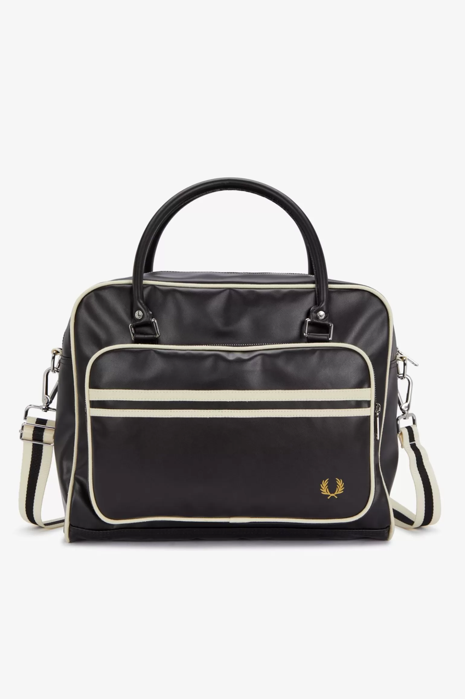 Accessoires | Accessoires^Fred Perry Klassische Reisetasche Schwarz / Ecru