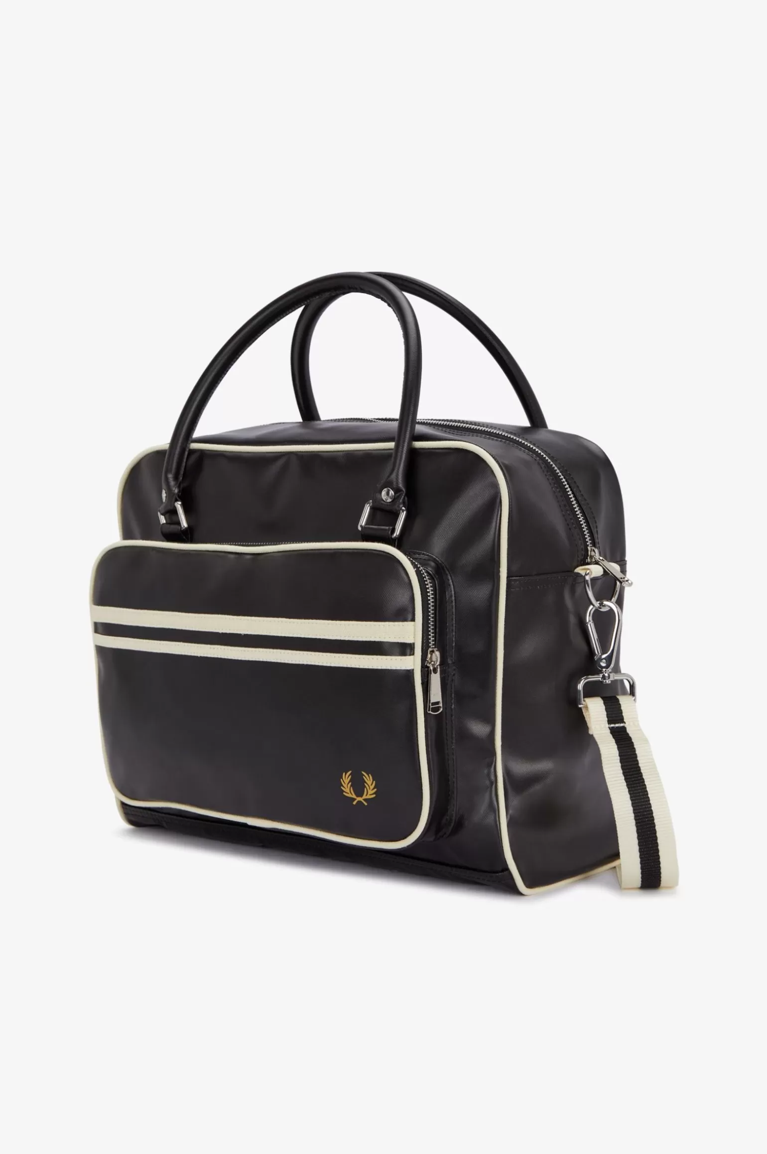 Accessoires | Accessoires^Fred Perry Klassische Reisetasche Schwarz / Ecru