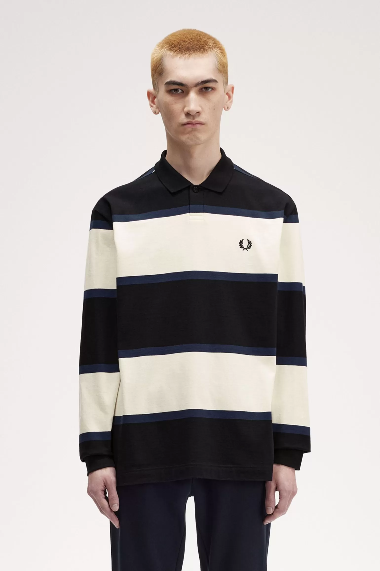 Poloshirts^Fred Perry Langärmeliges Poloshirt Ecru