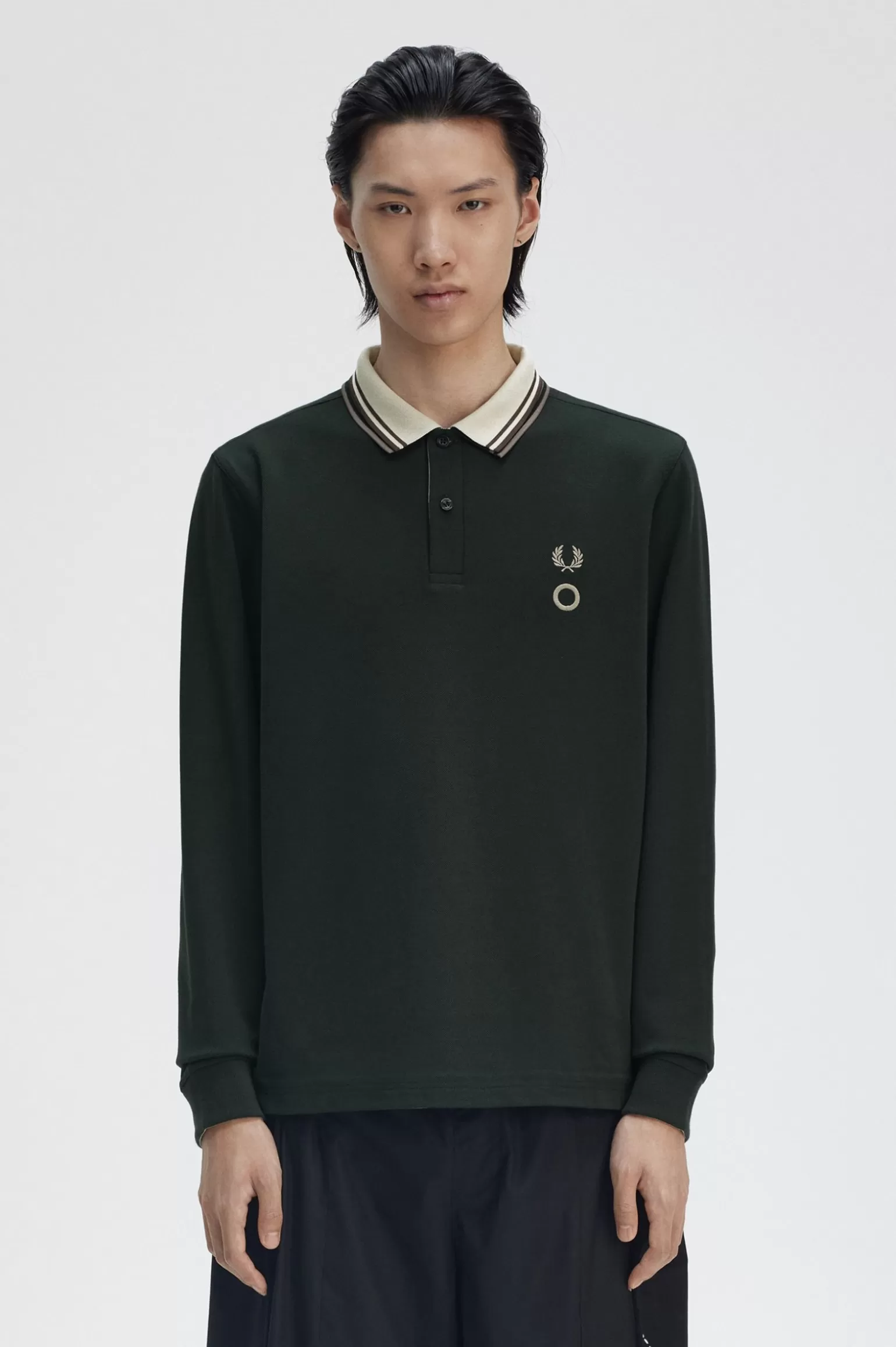 Poloshirts^Fred Perry Langärmeliges, Wendbares Poloshirt Von