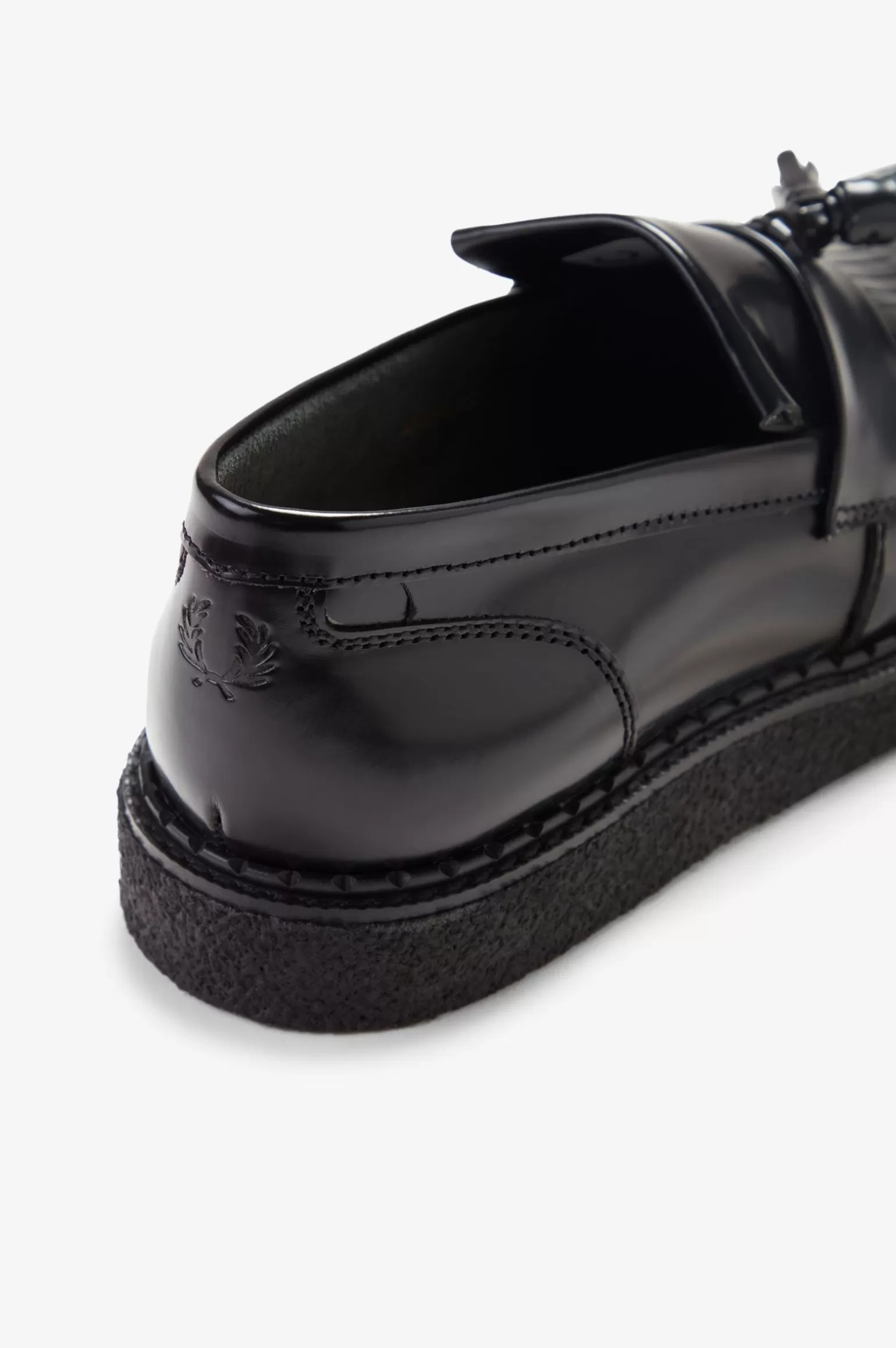 Schuhe^Fred Perry Loafer Aus Leder Mit Quasten Schwarz