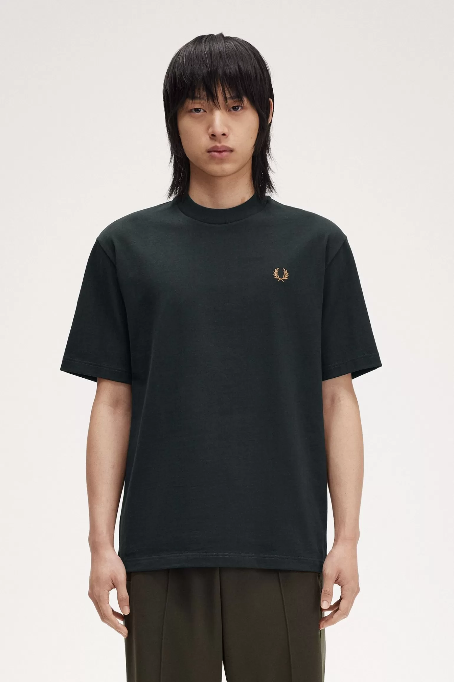 T-Shirts^Fred Perry Lässiges T-Shirt Nachtgrün