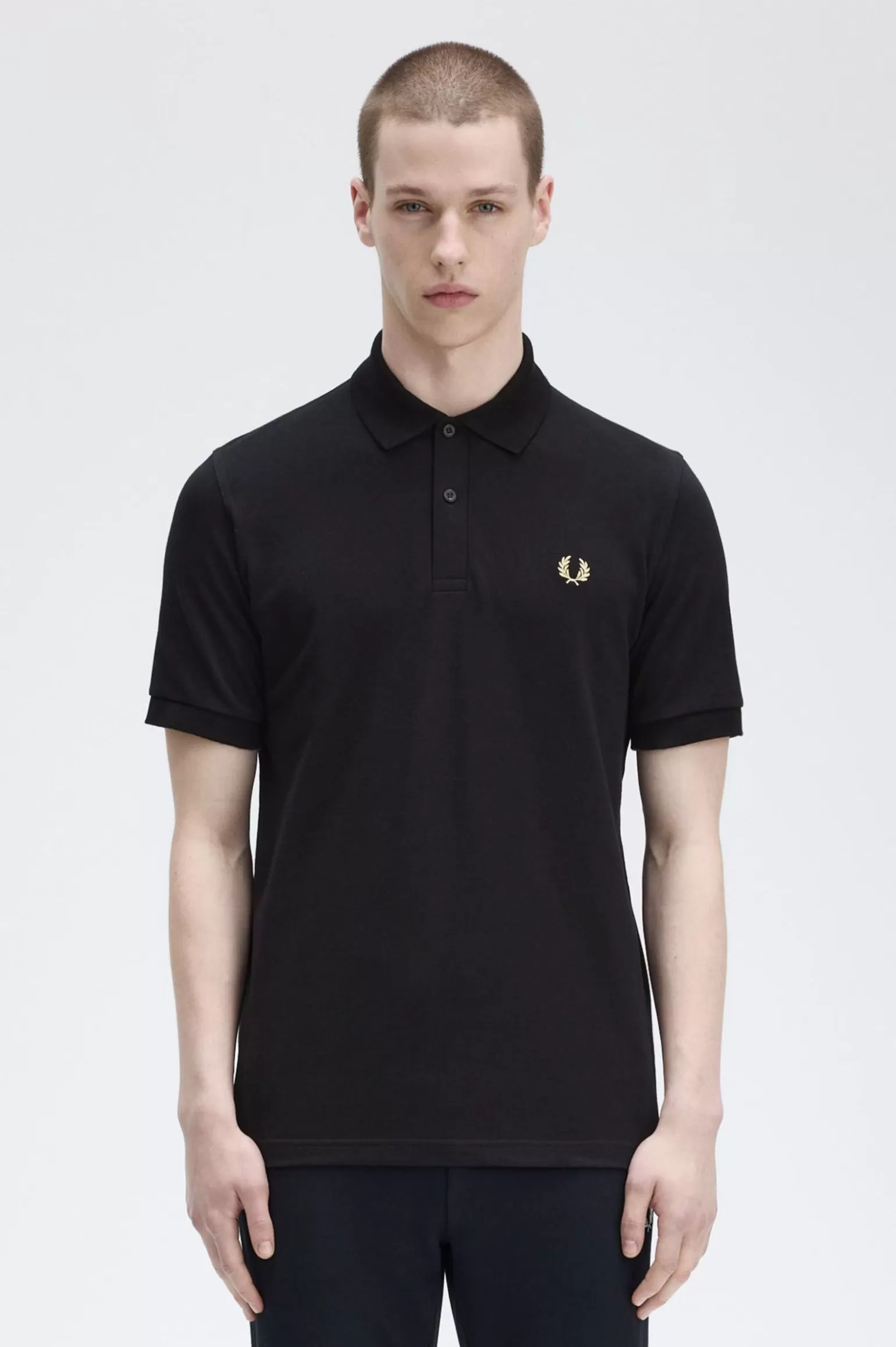 Poloshirts^Fred Perry M3 Schwarz / Champagner