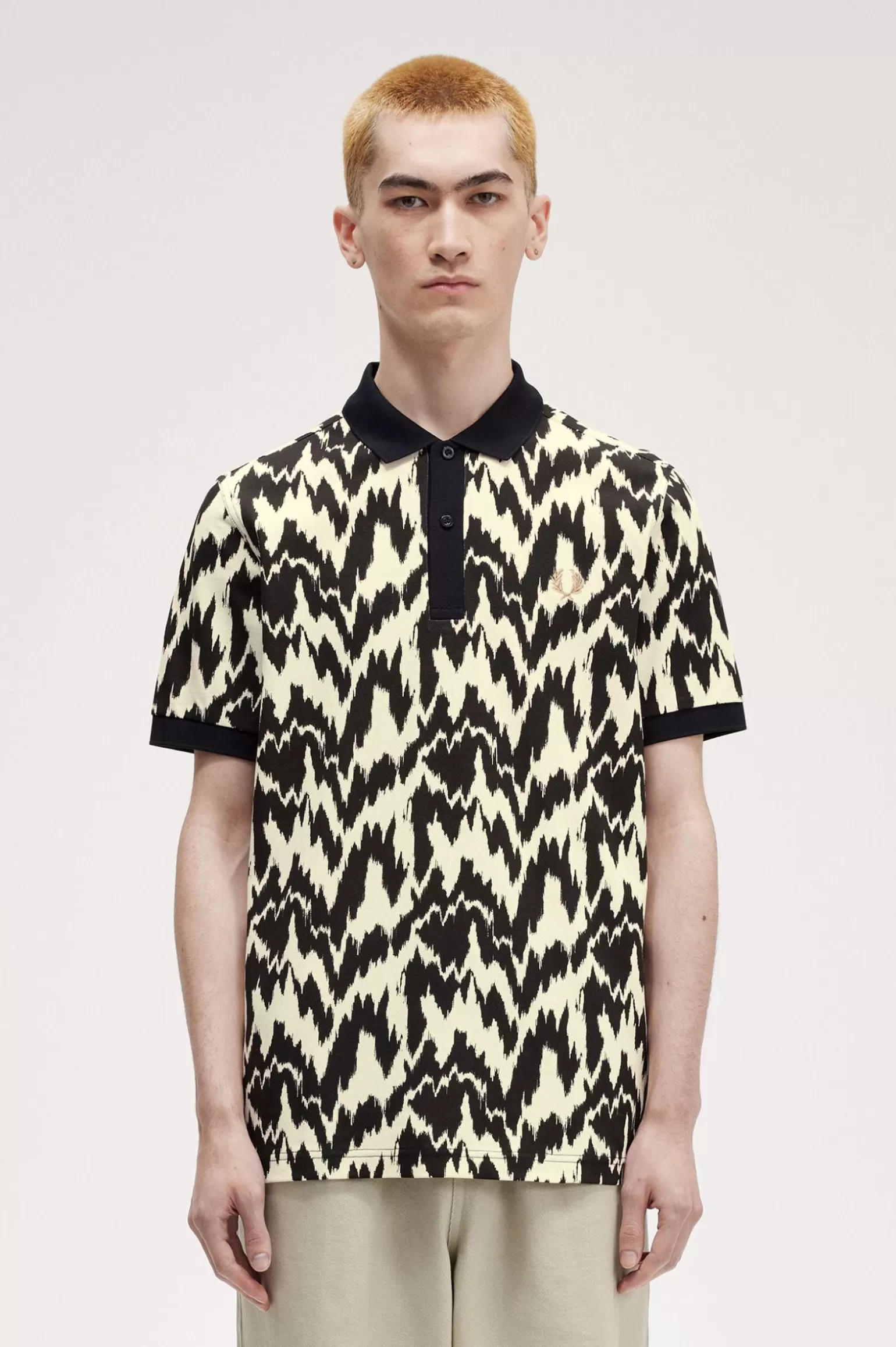 Poloshirts^Fred Perry Poloshirt Mit Animal-Print Ecru