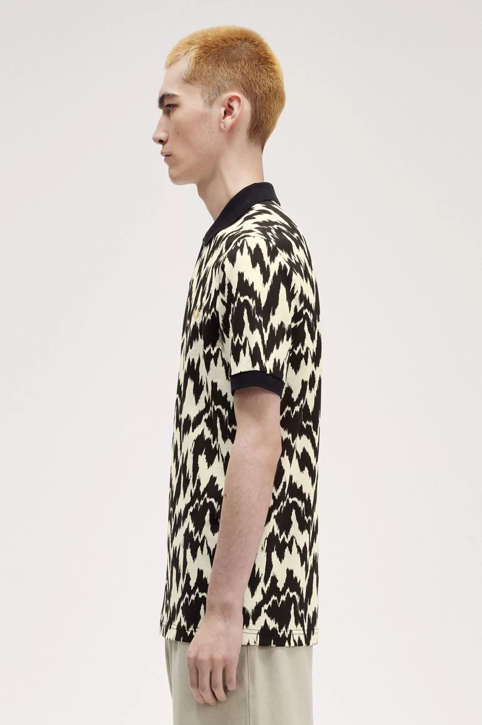 Poloshirts^Fred Perry Poloshirt Mit Animal-Print Ecru