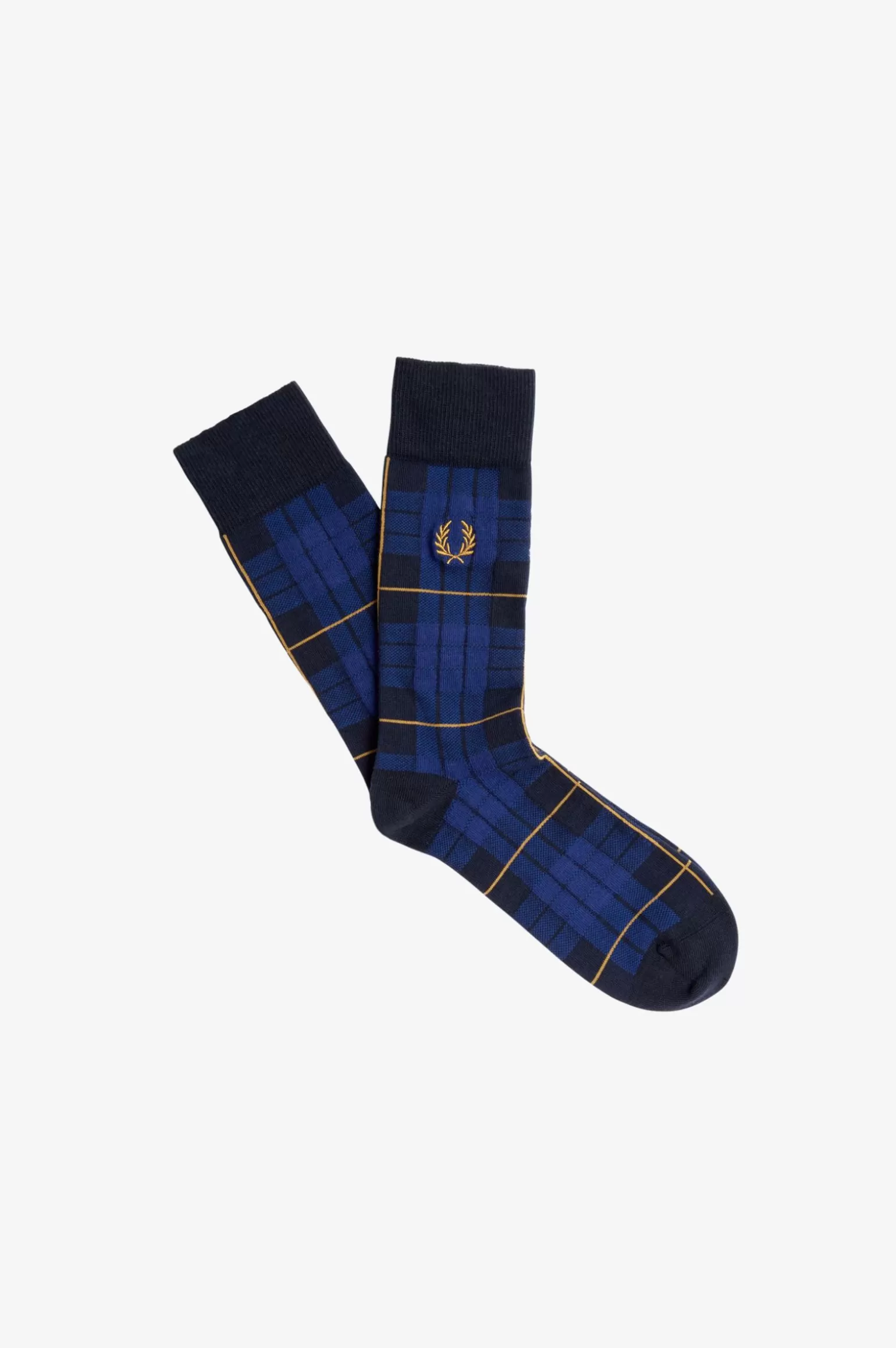 Accessoires | Accessoires^Fred Perry Socken Mit Schottenkaro Marineblau