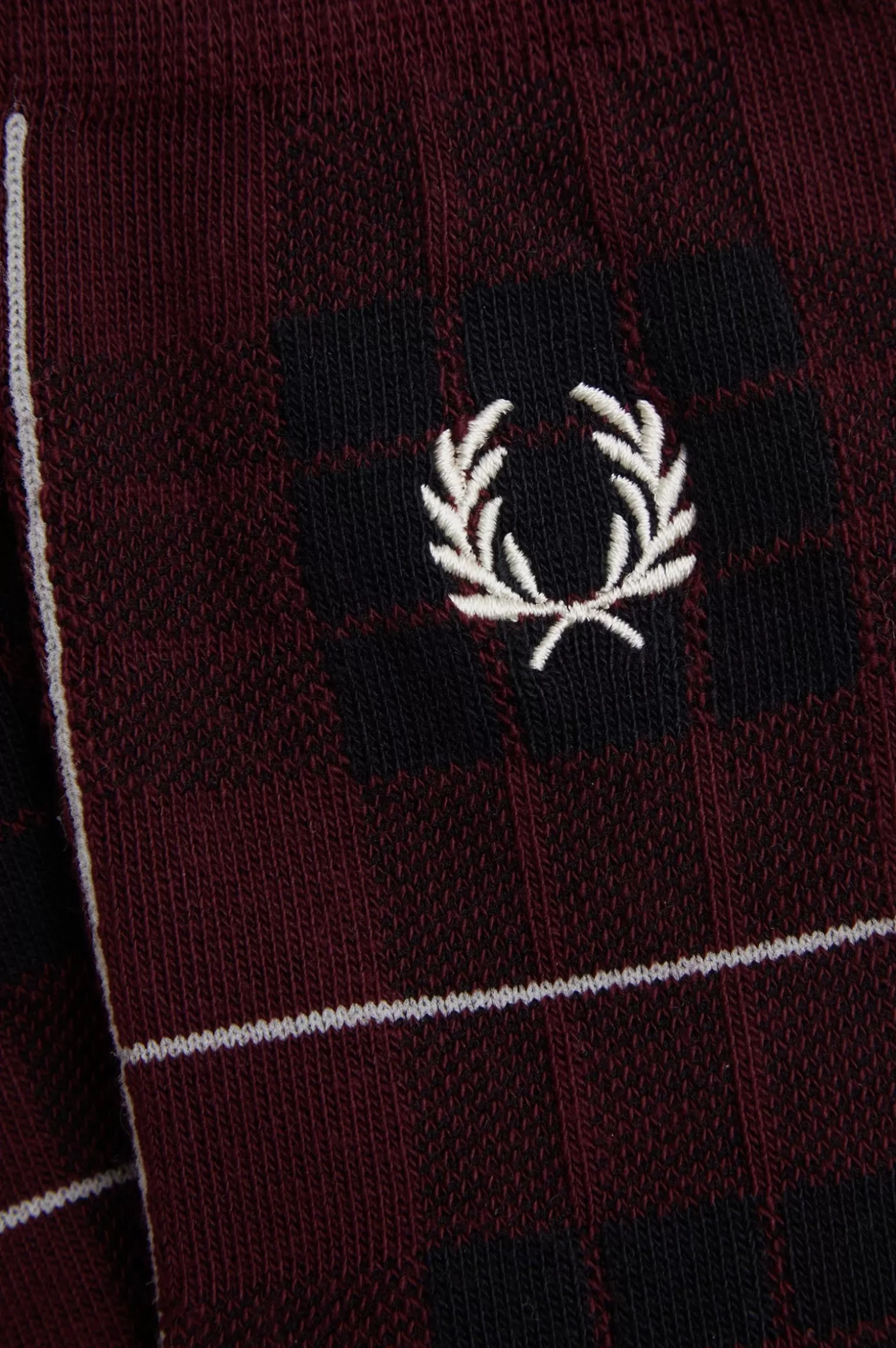 Accessoires | Accessoires^Fred Perry Socken Mit Schottenkaro Ochsenblut