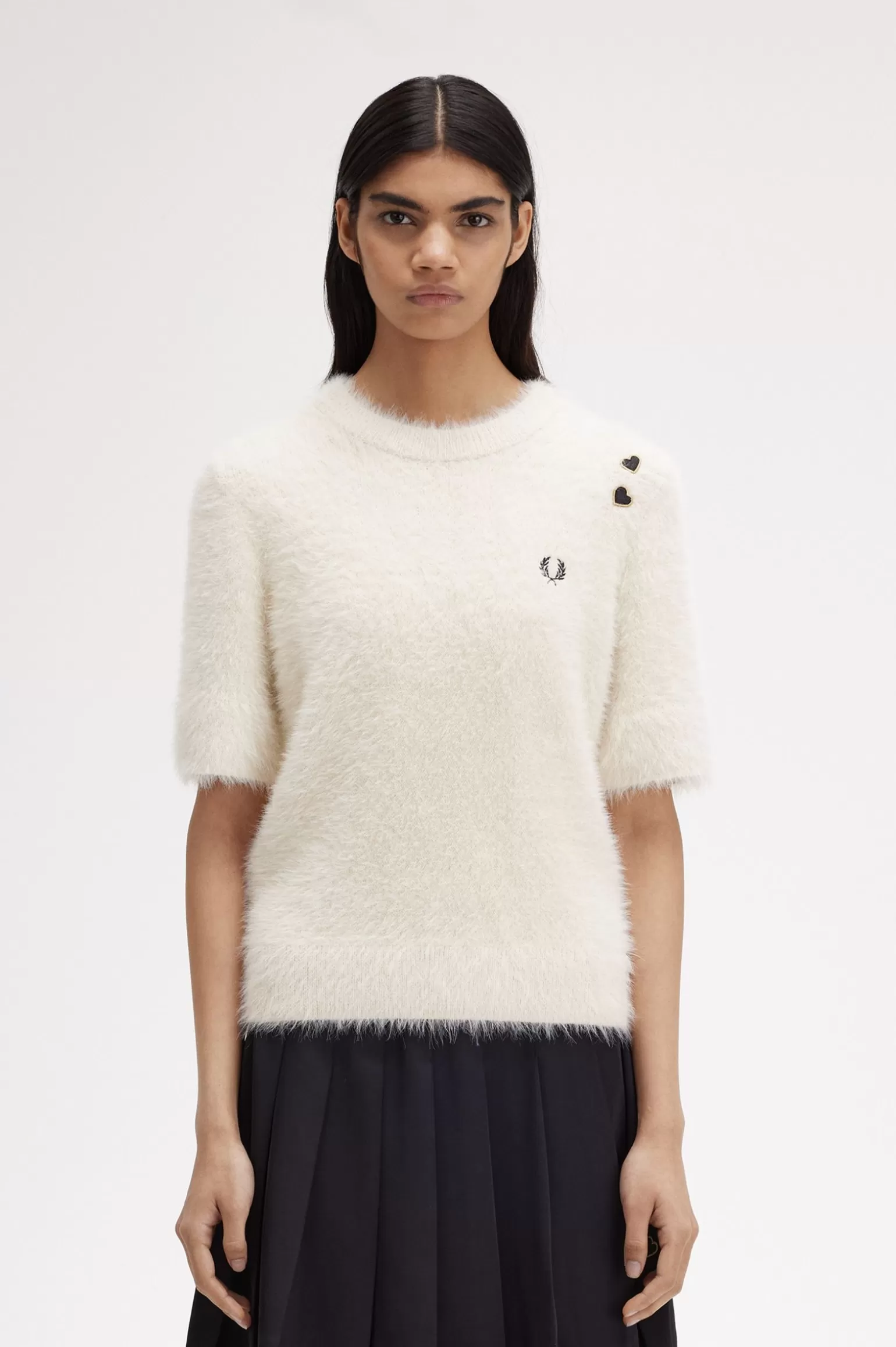 Knitwear^Fred Perry Strukturiertes Stricktop Ecru