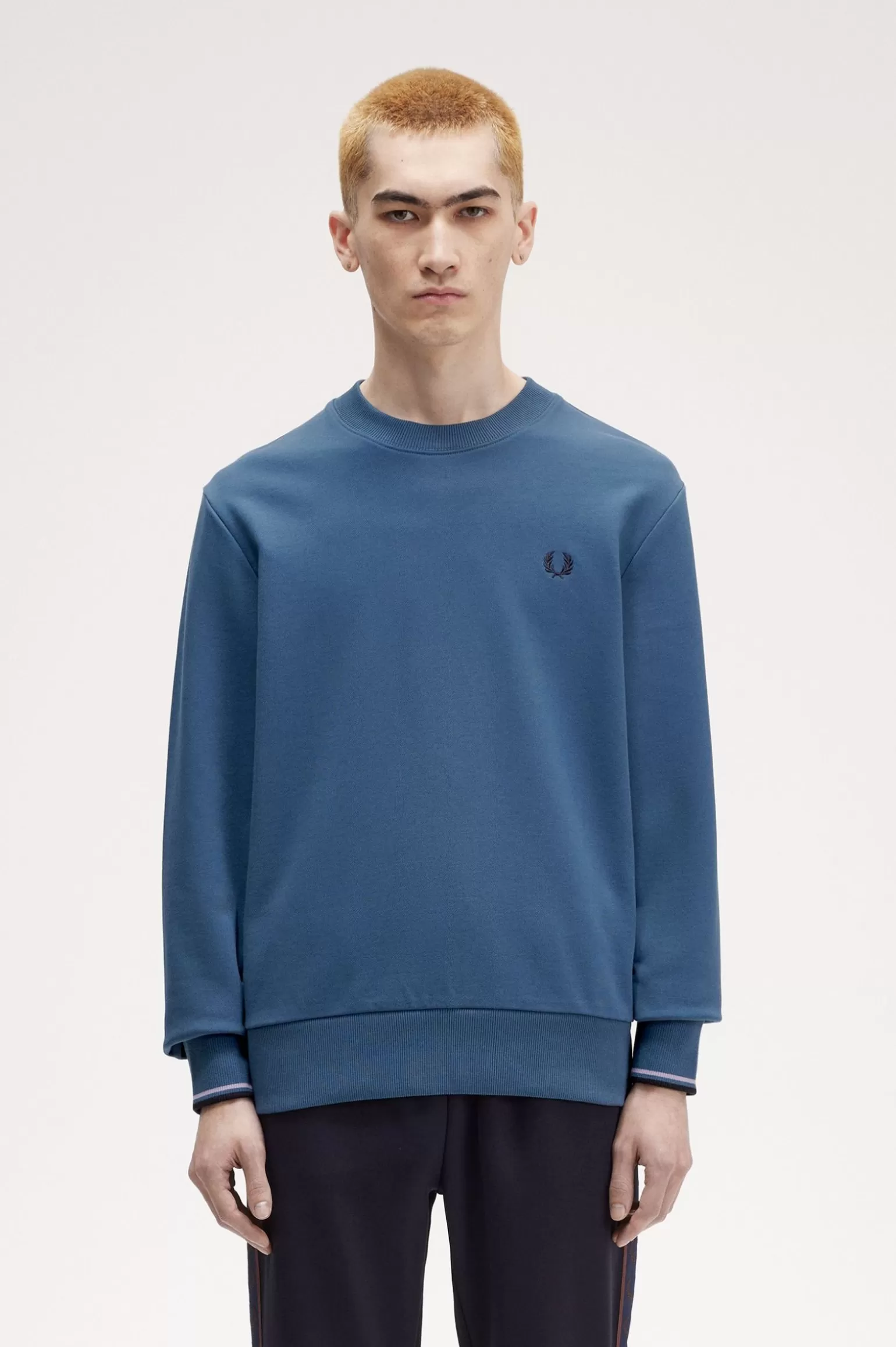 Sweatshirts^Fred Perry Sweatshirt Mit Rundhalsausschnitt Mitternachtsblau / Ultraviolett / Marineblau