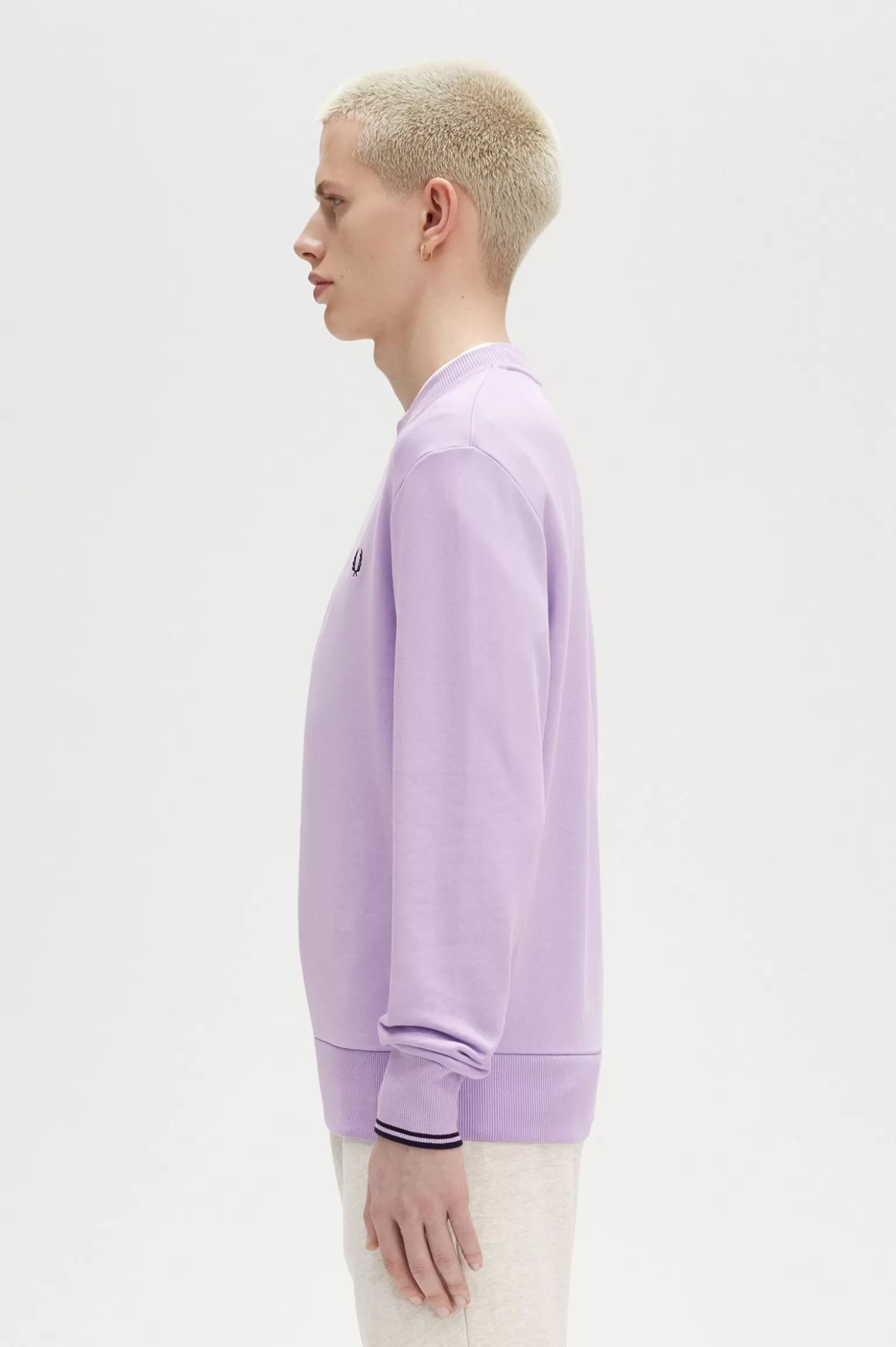 Sweatshirts^Fred Perry Sweatshirt Mit Rundhalsausschnitt Ultraviolett / Marineblau