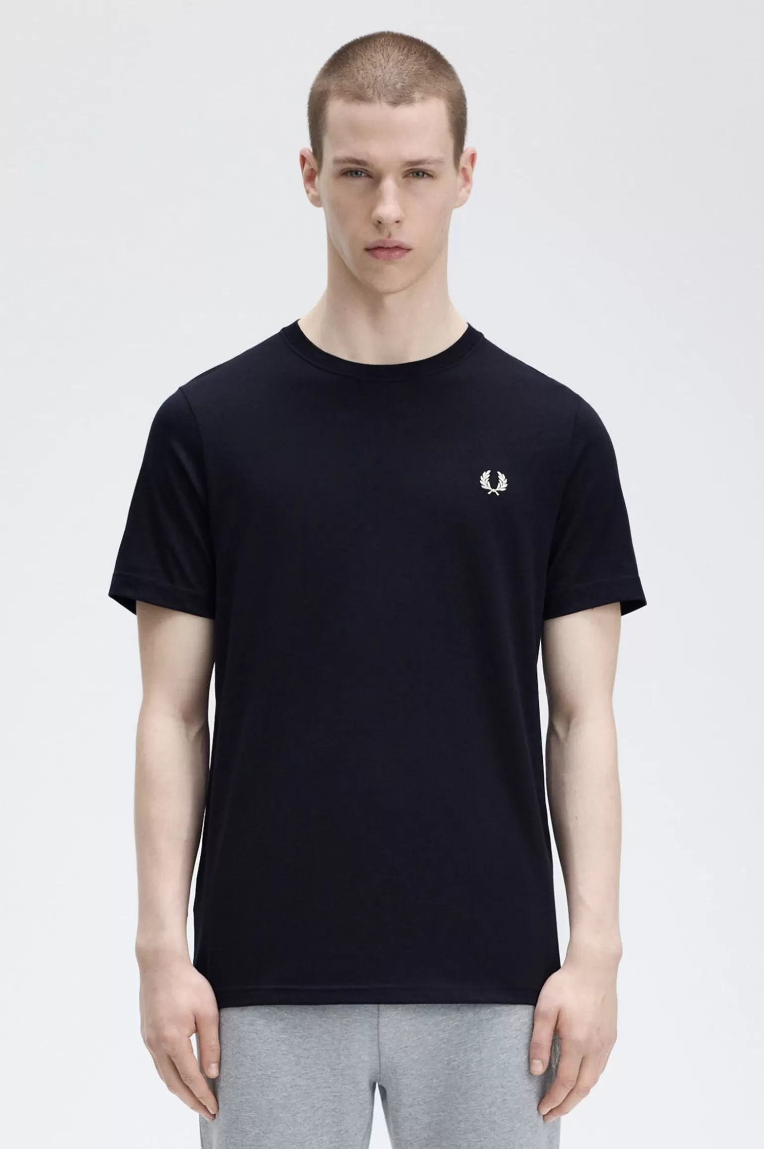 T-Shirts^Fred Perry T-Shirt Mit Rundhalsausschnitt Marineblau