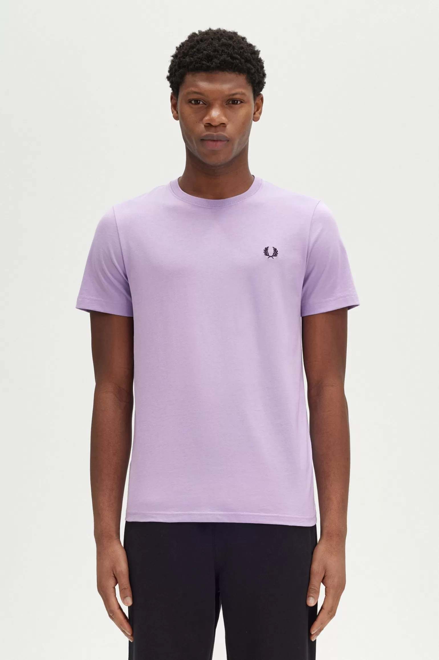 T-Shirts^Fred Perry T-Shirt Mit Rundhalsausschnitt Ultraviolett / Marineblau